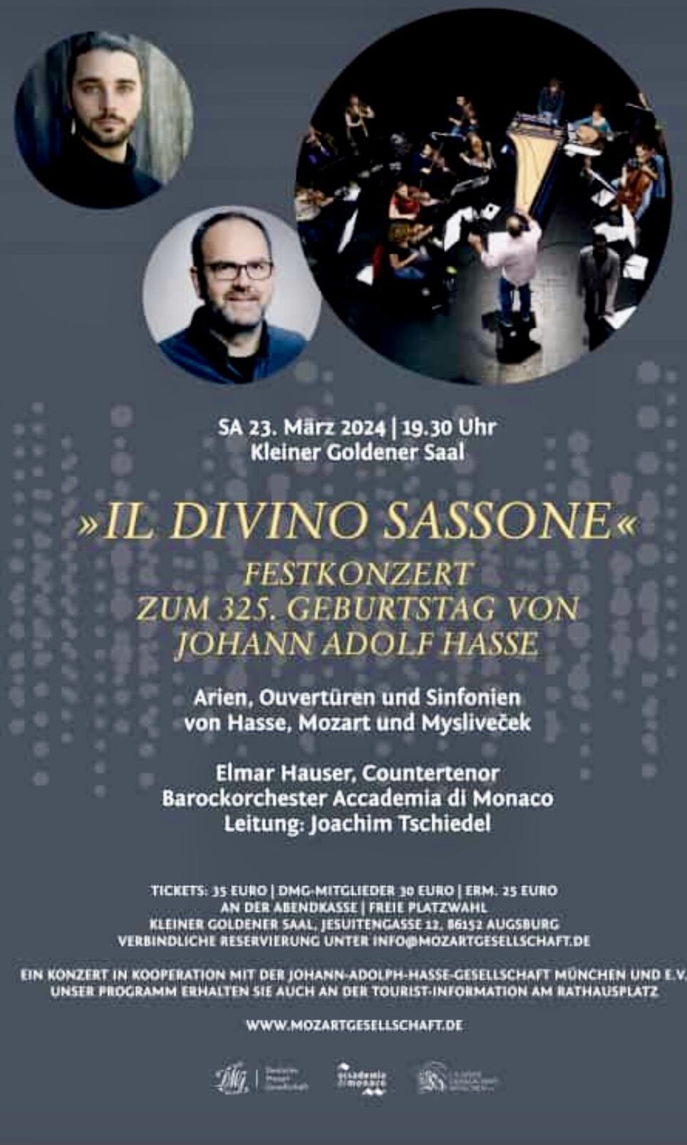 IL DIVINO SASSONE – Festkonzert zum 325.Geburtstag von Adolf Hasse